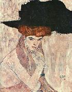 Gustav Klimt The Black Feather Hat Germany oil painting artist